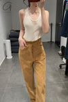 BASERANGE Corduroy Navarro Pants Made in Portugal TRNA-CO-WI22 Bossa Brown